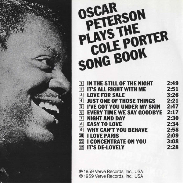 Oscar Peterson : Oscar Peterson Plays The Cole Porter Song Book (CD, Album, RE, RM, EDC)