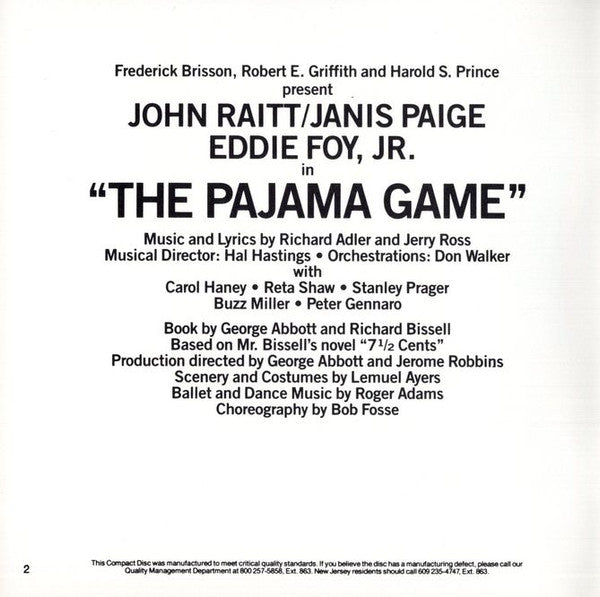 Various : The Pajama Game (CD, Album)