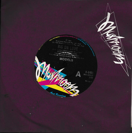 Models (2) : Big On Love (7", Single)