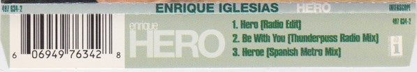 Enrique Iglesias : Hero (CD, Single)