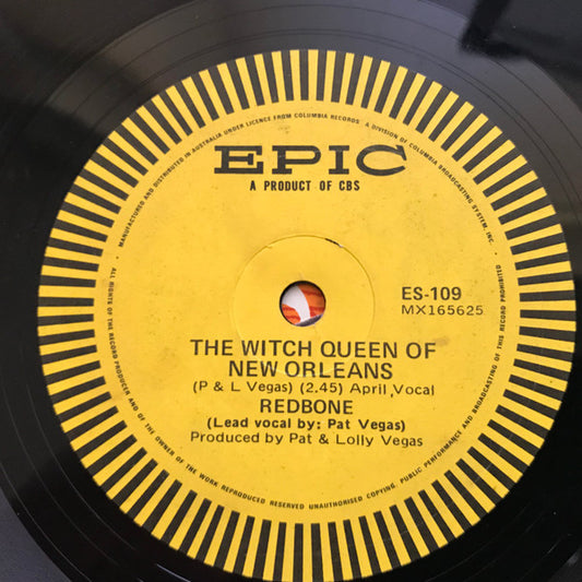 Redbone : The Witch Queen Of New Orleans (7")