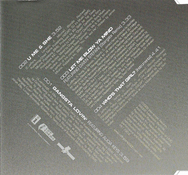 Eve (2) Featuring Alicia Keys : Gangsta Lovin' (CD, Single)