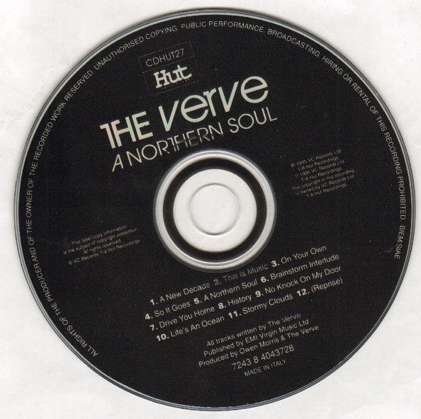 The Verve : A Northern Soul (CD, Album, Ita)