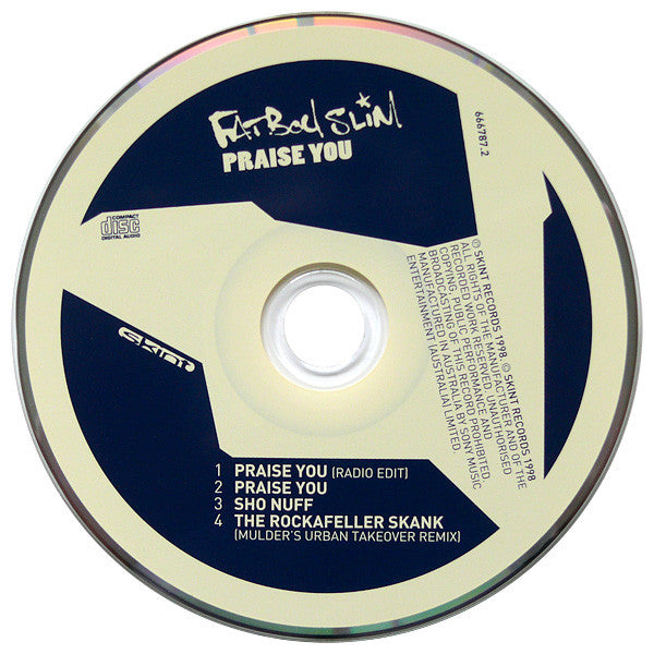 Fatboy Slim : Praise You (CD, Single)