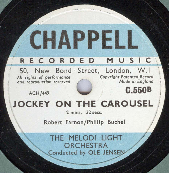 Melodi Light Orchestra Conducted By Ole Jensen (3) : Soldiers Dance ; Pas De Deux / Jockey On The Carousel (10")