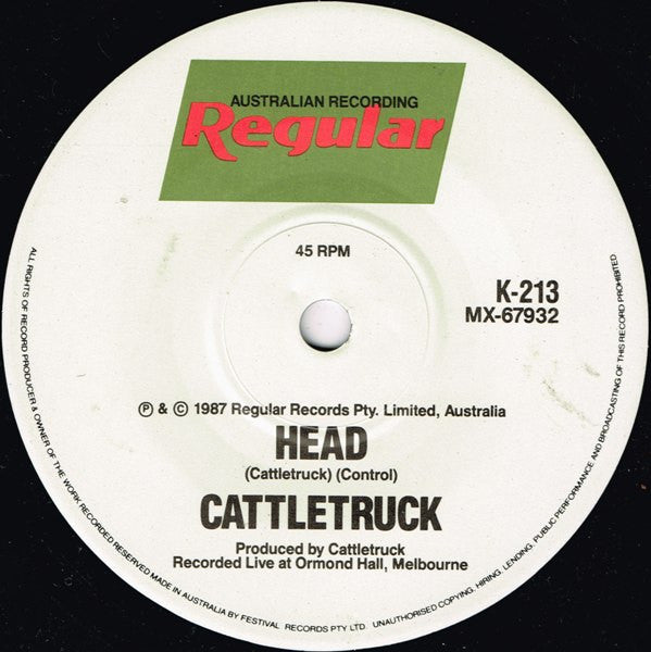 Cattletruck : Leave Me (7", Single, Ltd)