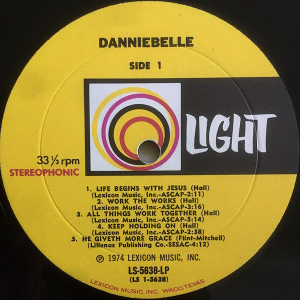 Danniebelle Hall : Danniebelle (LP, Album)