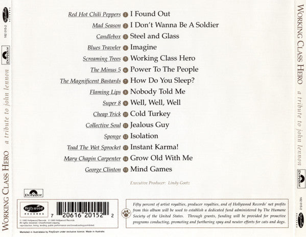 Various : Working Class Hero - A Tribute To John Lennon (CD, Comp)