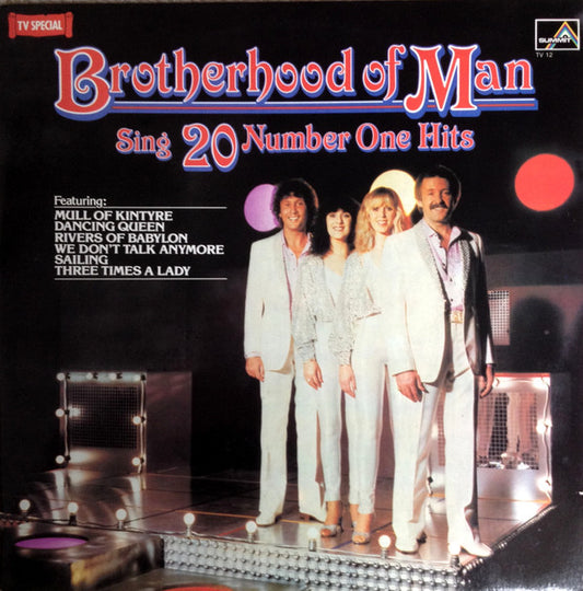 Brotherhood Of Man : Sing 20 Number One Hits (LP)