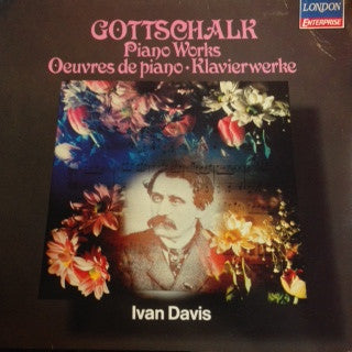 Louis Moreau Gottschalk / Ivan Davis (2) : Piano Works/Oeuvres De Piano/Klavierwerke (LP, Album, RE)