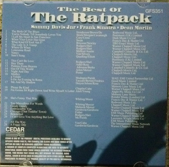 The Rat Pack : The Best Of The Ratpack (CD, Comp)