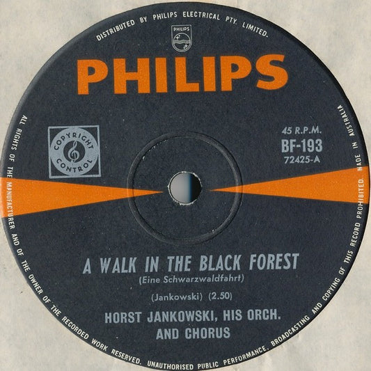 Horst Jankowski, His Orch. And Chorus* : A Walk In The Black Forest (7", Single)