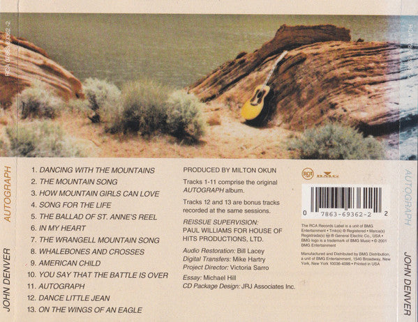 John Denver : Autograph (CD, Album, RE)