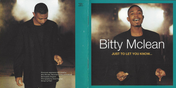 Bitty McLean : Just To Let You Know (CD, Album)