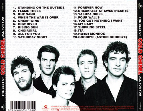 Cold Chisel : The Best Of Cold Chisel All For You (CD, Comp)