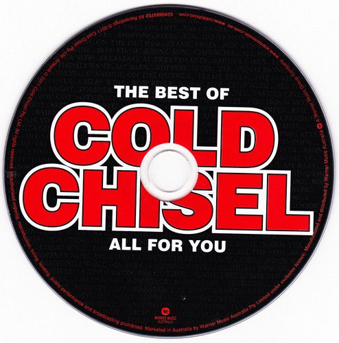 Cold Chisel : The Best Of Cold Chisel All For You (CD, Comp)