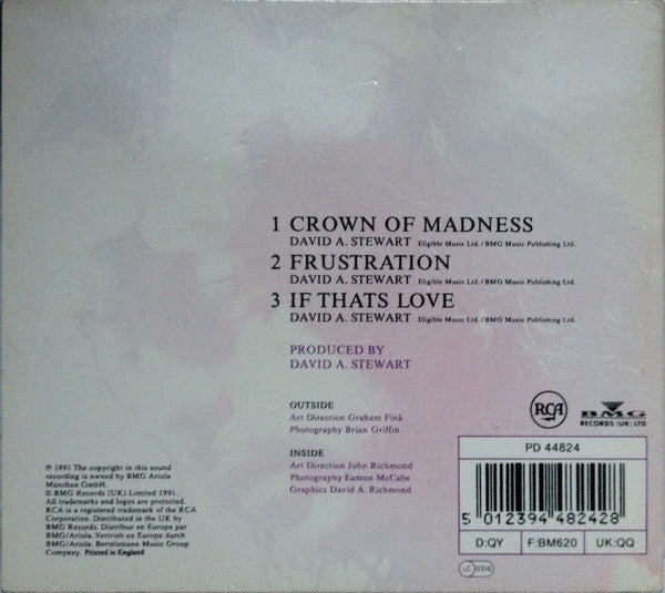 Dave Stewart And The Spiritual Cowboys : Crown Of Madness (CD, Maxi, Dig)