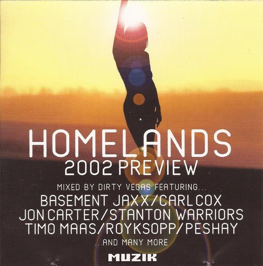 Dirty Vegas : Homelands 2002 Preview (CD, Mixed)