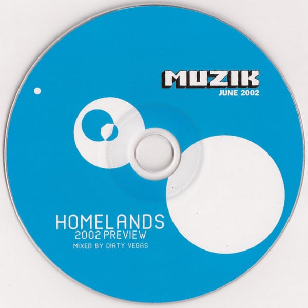 Dirty Vegas : Homelands 2002 Preview (CD, Mixed)