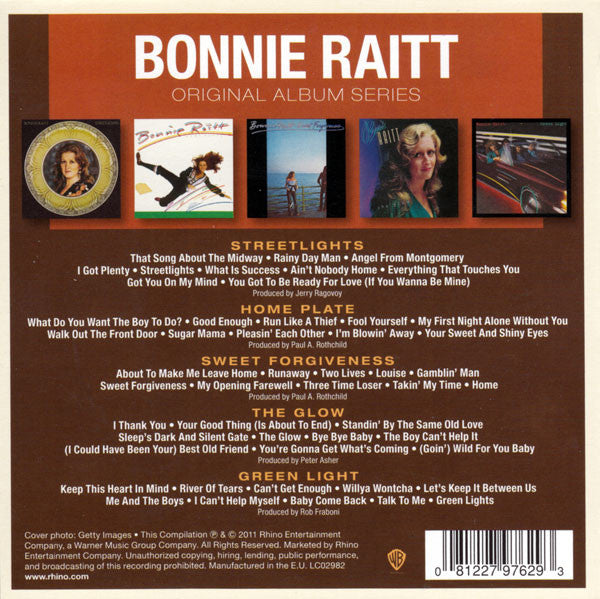 Bonnie Raitt : Original Album Series (Box, Comp + CD, Album, RE + CD, Album, RE + CD, Al)