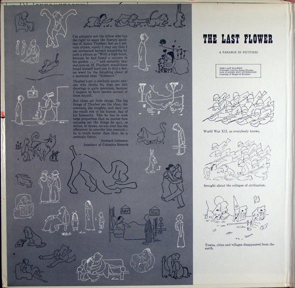 Original Broadway Cast*, Tom Ewell, Peggy Cass, Paul Ford (8) : A Thurber Carnival (LP, Mono)