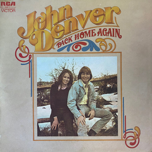 John Denver : Back Home Again (LP, Album, Gat)