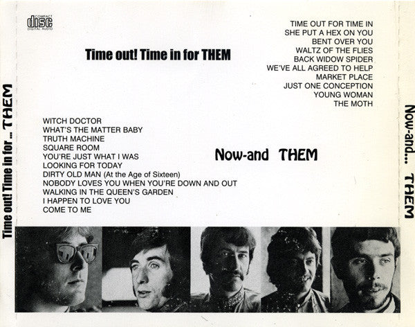Them (3) : Now - And "Them" / Time Out! Time In For Them (CD, Album, Comp, RE, Unofficial)
