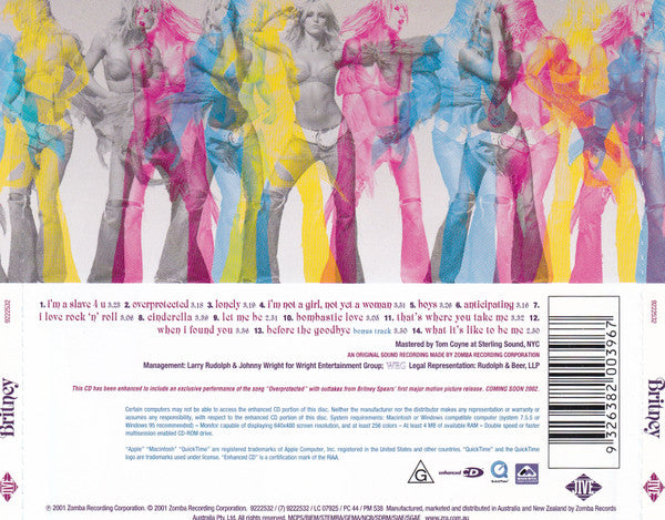 Britney Spears : Britney (CD, Album, Enh)