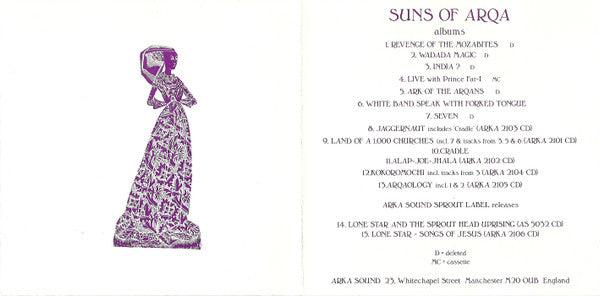 Suns Of Arqa : Land Of A Thousand Churches (CD, Album, RE)