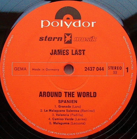 James Last : Around The World (3xLP, Album + Box)
