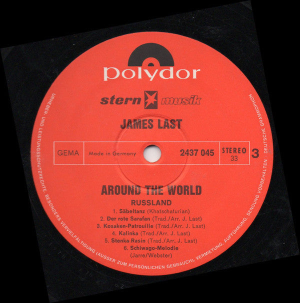 James Last : Around The World (3xLP, Album + Box)