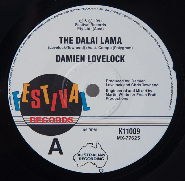 Damien Lovelock : The Dalai Lama (7", Single)