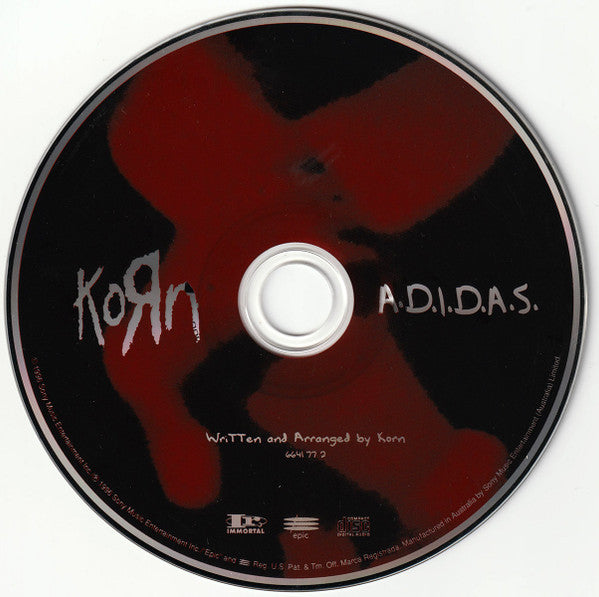 Korn : A.D.I.D.A.S. (CD, Single)
