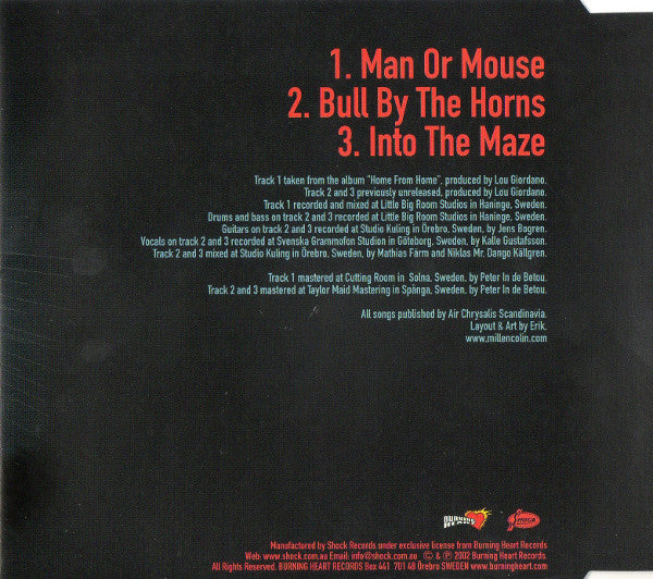 Millencolin : Man Or Mouse (CD, Maxi)