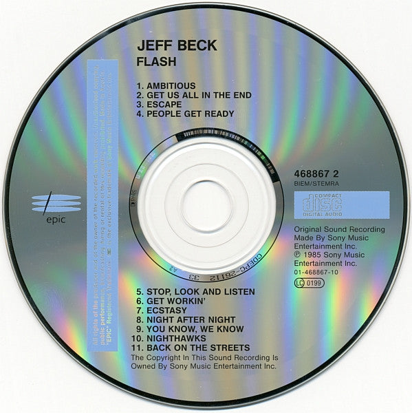 Jeff Beck : Flash (CD, Album, RE)