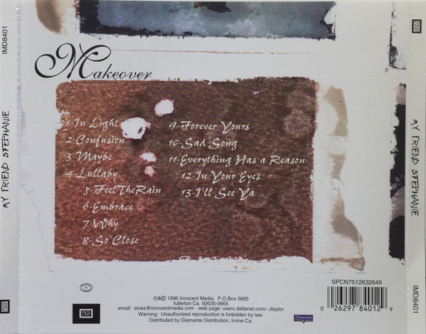 My Friend Stephanie : Makeover (CD, Album)
