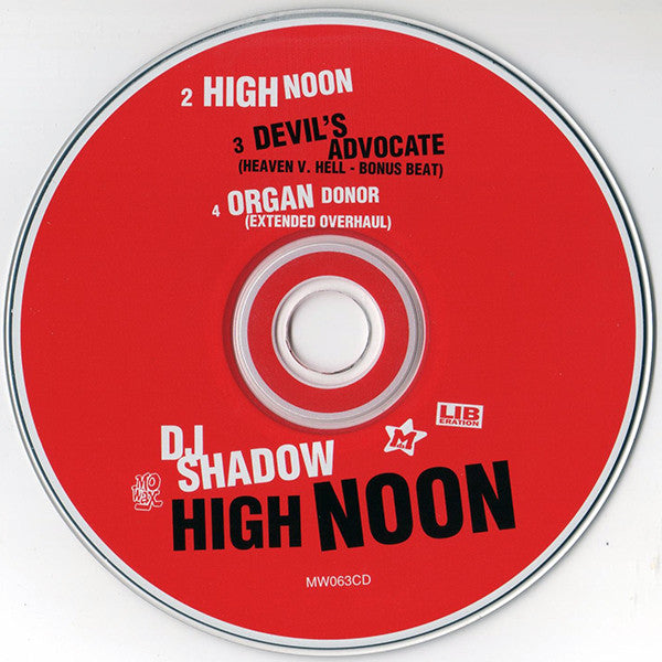 DJ Shadow : High Noon (CD, Single)