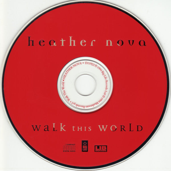 Heather Nova : Walk This World (CD, Single)