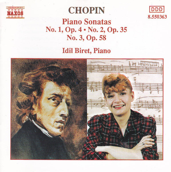 Chopin*, Idil Biret : Piano Sonatas No.1, Op. 4 • No. 2, Op. 35 • No. 3, Op. 58 (CD, Album, RP)