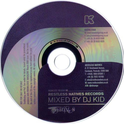 DJ Kid (2) : Restless Natives Records Mixed By DJ Kid (CD, Comp, Mixed)