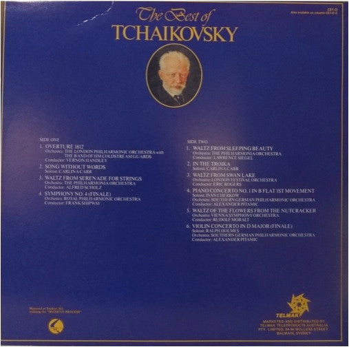 Pyotr Ilyich Tchaikovsky : The Best Of Tchaikovsky (LP, Comp)