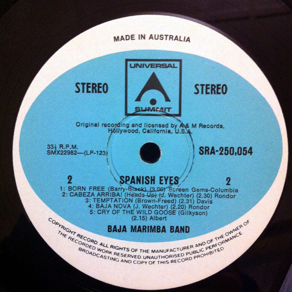 Baja Marimba Band : Spanish Eyes (LP, Album)