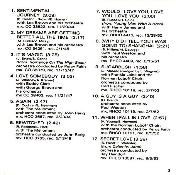 Doris Day : 16 Most Requested Songs (CD, Comp)