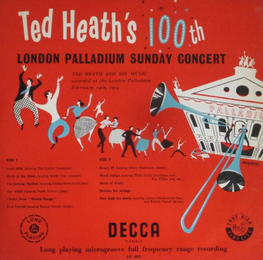 Ted Heath And His Music : Ted Heath's 100th London Palladium Sunday Concert (LP, Album)