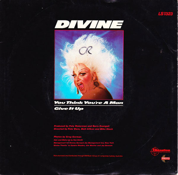 Divine : You Think You're A Man (7", Single)