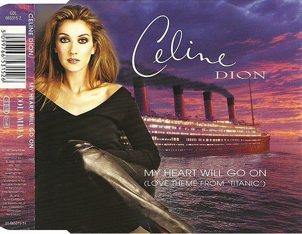 Celine Dion* : My Heart Will Go On (Love Theme From "Titanic") (CD, Maxi)
