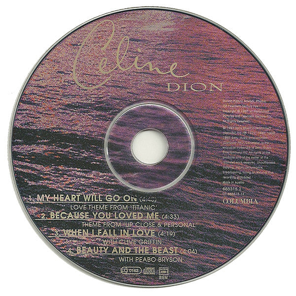 Celine Dion* : My Heart Will Go On (Love Theme From "Titanic") (CD, Maxi)