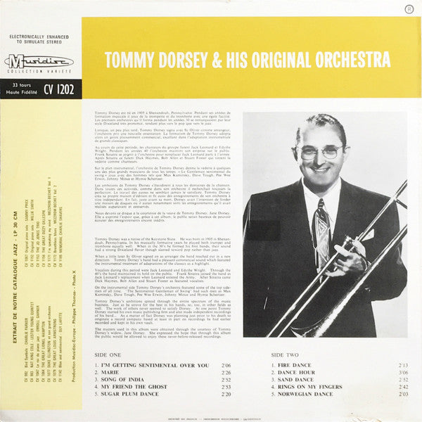 Tommy Dorsey And His Orchestra : Presenting Tommy Dorsey And His Original Orchestra (LP, Comp)