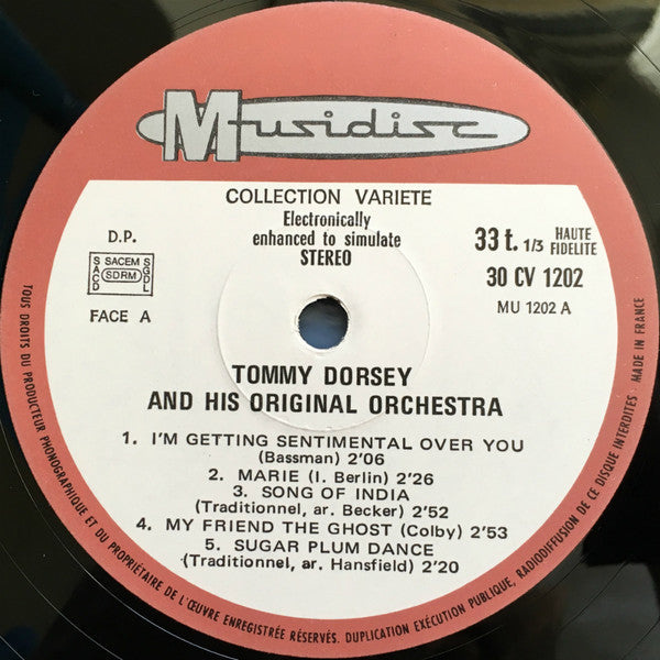 Tommy Dorsey And His Orchestra : Presenting Tommy Dorsey And His Original Orchestra (LP, Comp)