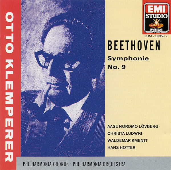 Ludwig van Beethoven, Aase Nordmo Løvberg, Christa Ludwig, Waldemar Kmentt, Hans Hotter, Philharmonia Chorus, Philharmonia Orchestra, Otto Klemperer : Symphonie No. 9 (CD, RE, RM)